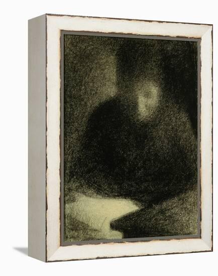 Woman Reading-Georges Seurat-Framed Premier Image Canvas