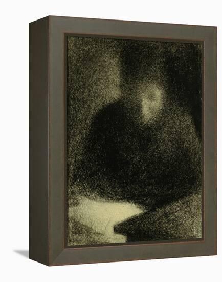 Woman Reading-Georges Seurat-Framed Premier Image Canvas