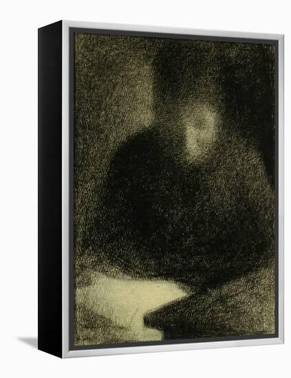 Woman Reading-Georges Seurat-Framed Premier Image Canvas