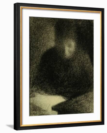 Woman Reading-Georges Seurat-Framed Giclee Print