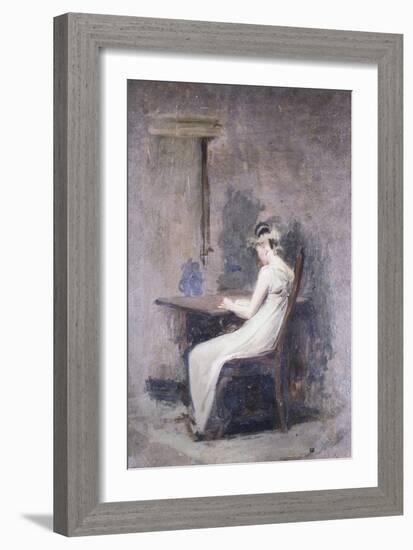 Woman Reading-Thomas Cowperthwait Eakins-Framed Giclee Print