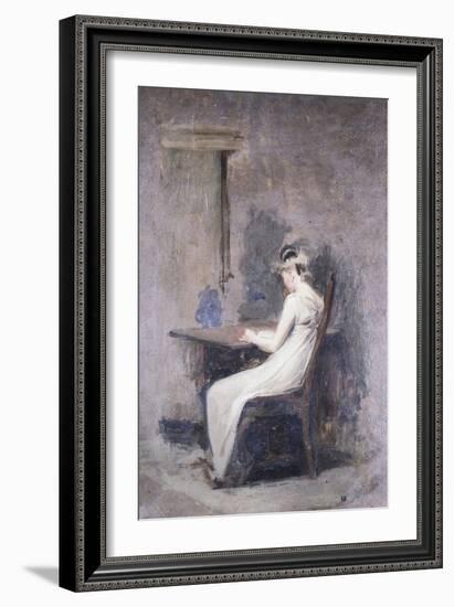 Woman Reading-Thomas Cowperthwait Eakins-Framed Giclee Print