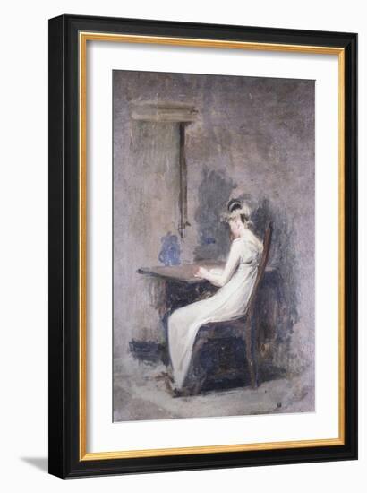 Woman Reading-Thomas Cowperthwait Eakins-Framed Giclee Print