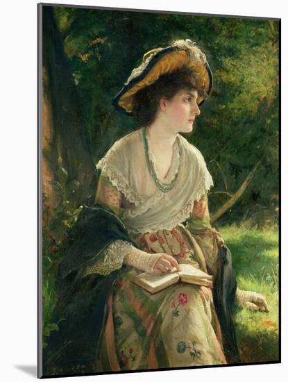 Woman Reading-Robert James Gordon-Mounted Giclee Print