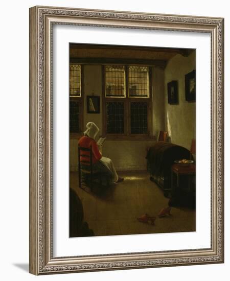 Woman Reading-Pieter Janssens Elinga-Framed Giclee Print