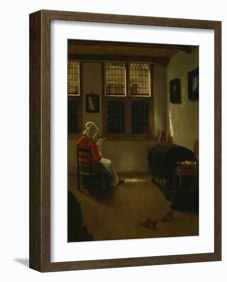 Woman Reading-Pieter Janssens Elinga-Framed Giclee Print