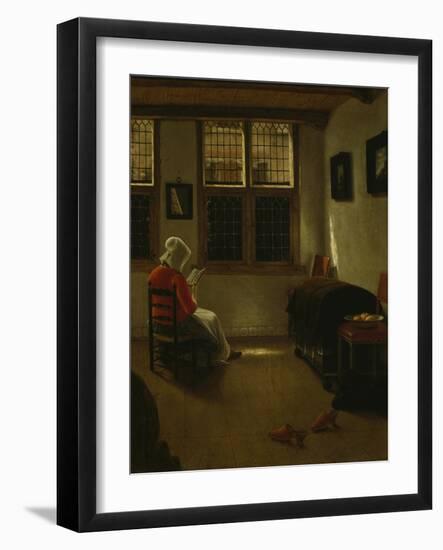 Woman Reading-Pieter Janssens Elinga-Framed Giclee Print