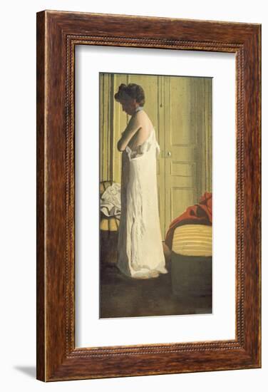 Woman Removing her Petticoat-Félix Vallotton-Framed Giclee Print