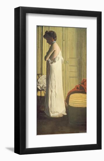 Woman Removing her Petticoat-Félix Vallotton-Framed Giclee Print