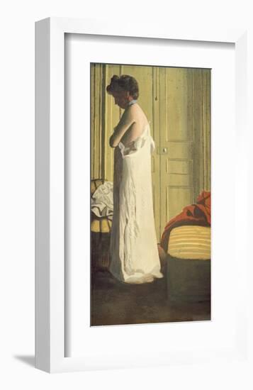 Woman Removing her Petticoat-Félix Vallotton-Framed Giclee Print