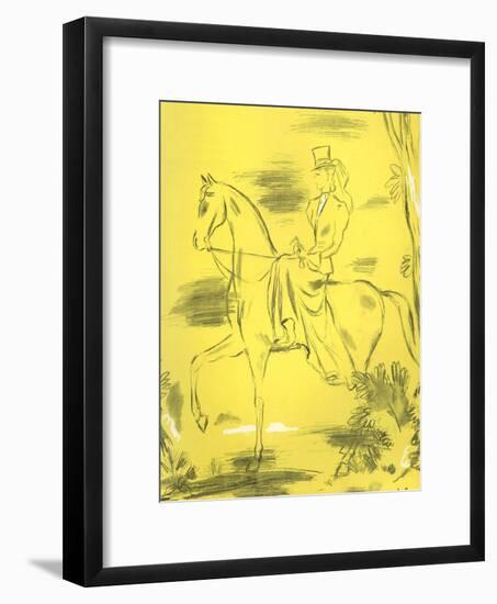 Woman Riding, 1939, UK-null-Framed Giclee Print