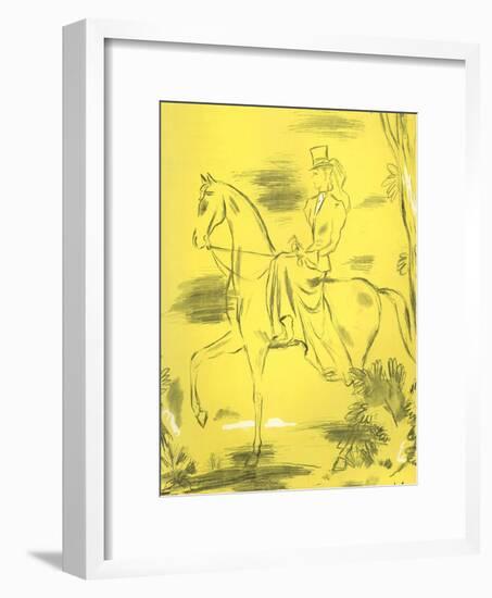 Woman Riding, 1939, UK-null-Framed Giclee Print