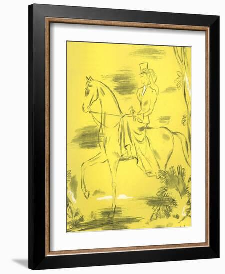 Woman Riding, 1939, UK-null-Framed Giclee Print