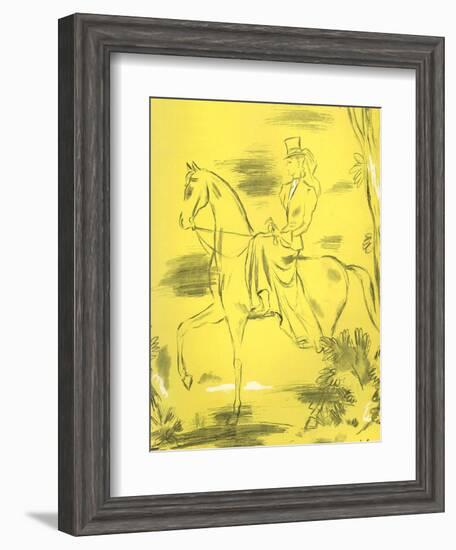 Woman Riding, 1939, UK-null-Framed Giclee Print