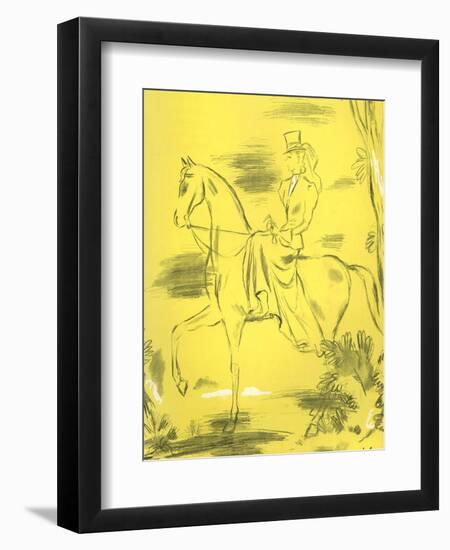 Woman Riding, 1939, UK-null-Framed Giclee Print