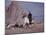 Woman Riding One of Her Reindeer in Outer Mongolia-Howard Sochurek-Mounted Photographic Print