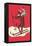 Woman Riding Skiing Devil-null-Framed Stretched Canvas