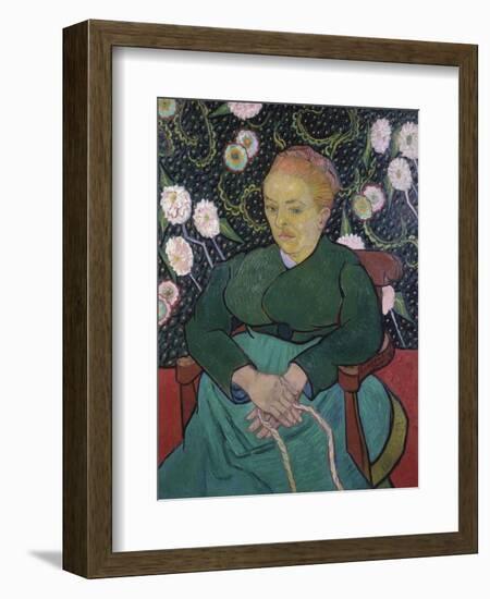 Woman Rocking a Cradle-Vincent van Gogh-Framed Giclee Print