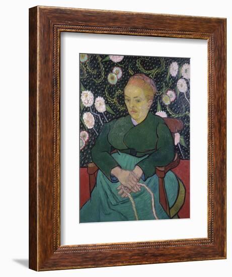 Woman Rocking a Cradle-Vincent van Gogh-Framed Giclee Print