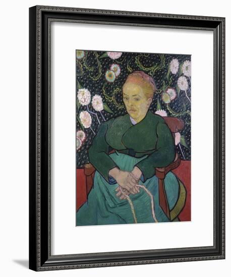 Woman Rocking a Cradle-Vincent van Gogh-Framed Giclee Print