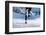 Woman Running in Winter-HalfPoint-Framed Photographic Print