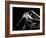 Woman's Back on Black Background-Antonino Barbagallo-Framed Photographic Print