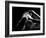 Woman's Back on Black Background-Antonino Barbagallo-Framed Photographic Print