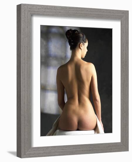 Woman's Back-Tony McConnell-Framed Photographic Print