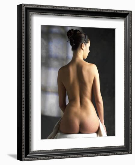 Woman's Back-Tony McConnell-Framed Photographic Print