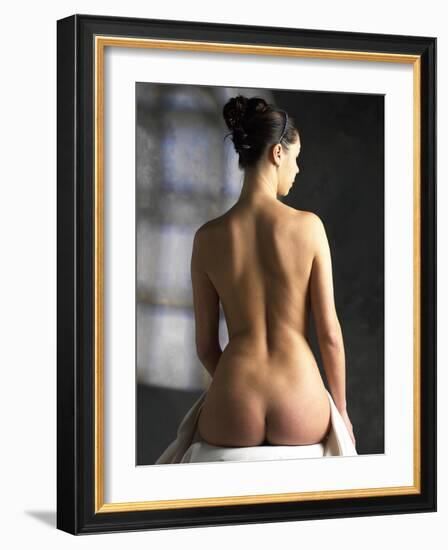 Woman's Back-Tony McConnell-Framed Photographic Print