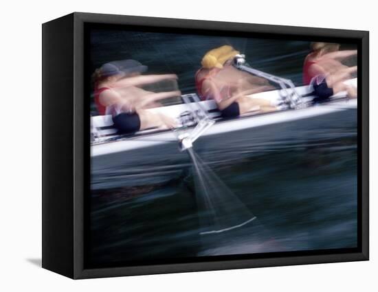 Woman's Crew on Opening Day Races of the Annual Windermere Cup Regatta, Seattle, Washington, USA-Nancy & Steve Ross-Framed Premier Image Canvas