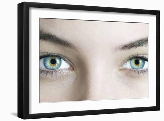 Woman's Eyes-Science Photo Library-Framed Photographic Print