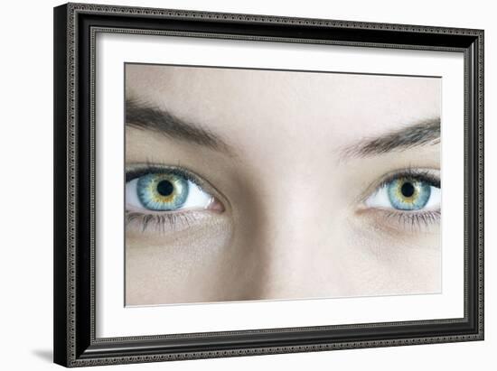 Woman's Eyes-Science Photo Library-Framed Photographic Print