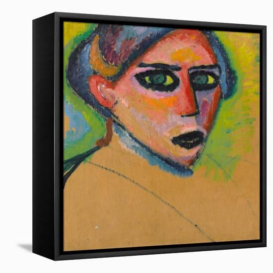 Woman's Face-Alexej Von Jawlensky-Framed Premier Image Canvas