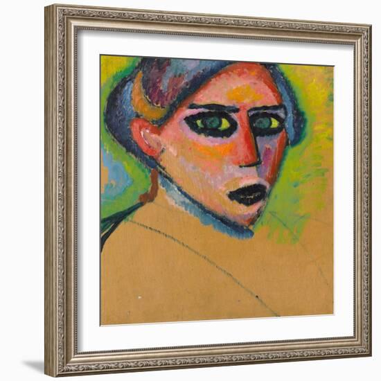 Woman's Face-Alexej Von Jawlensky-Framed Giclee Print