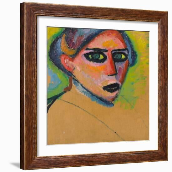 Woman's Face-Alexej Von Jawlensky-Framed Giclee Print