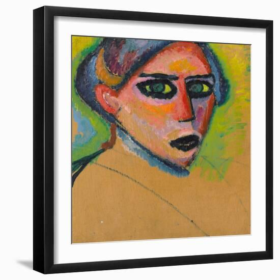 Woman's Face-Alexej Von Jawlensky-Framed Giclee Print