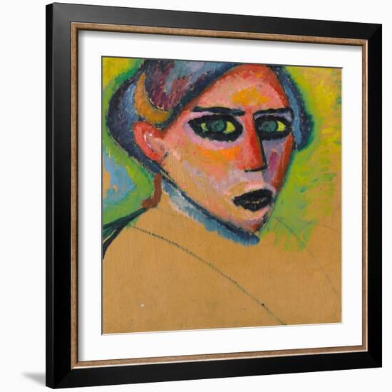 Woman's Face-Alexej Von Jawlensky-Framed Giclee Print