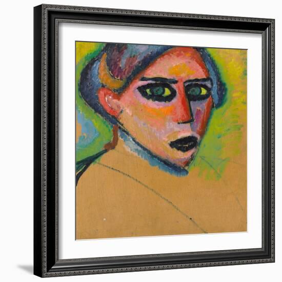 Woman's Face-Alexej Von Jawlensky-Framed Giclee Print