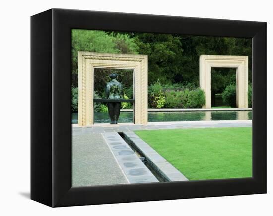 Woman's Garden, Dallas Arboretum, Dallas Texas, USA-null-Framed Premier Image Canvas