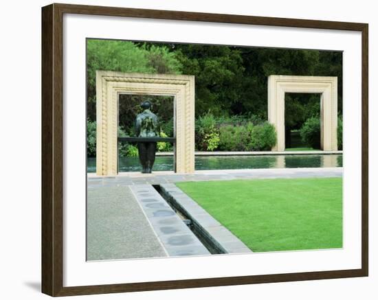 Woman's Garden, Dallas Arboretum, Dallas Texas, USA-null-Framed Photographic Print