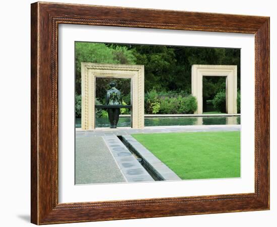 Woman's Garden, Dallas Arboretum, Dallas Texas, USA-null-Framed Photographic Print