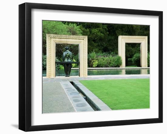 Woman's Garden, Dallas Arboretum, Dallas Texas, USA-null-Framed Photographic Print