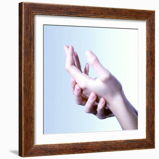 Woman's Hands-Cristina-Framed Premium Photographic Print