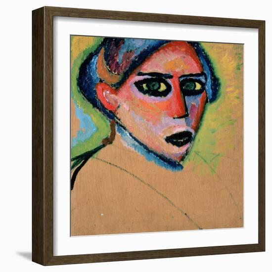 Woman's Head, 1911-Alexej Von Jawlensky-Framed Giclee Print