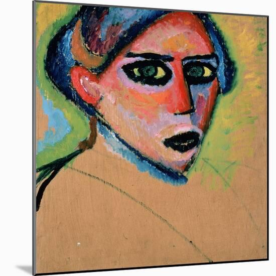 Woman's Head, 1911-Alexej Von Jawlensky-Mounted Giclee Print