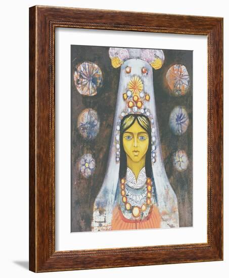 Woman's Head, 1968-Radi Nedelchev-Framed Premium Giclee Print