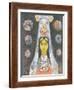 Woman's Head, 1968-Radi Nedelchev-Framed Giclee Print