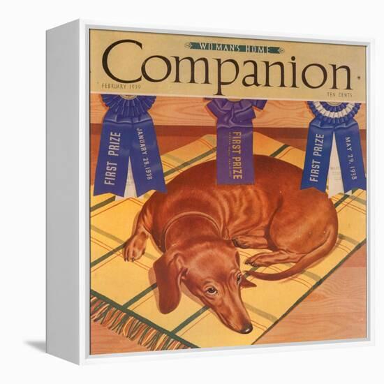 Woman's Home Companion, Dogs Magazine, USA, 1930-null-Framed Premier Image Canvas