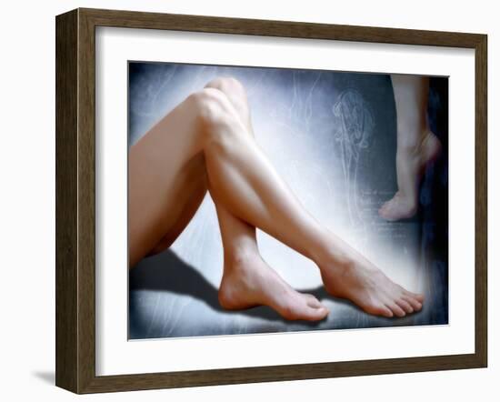 Woman's Legs-Miriam Maslo-Framed Photographic Print